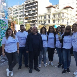 Δράση ενημέρωσης και ευαισθητοποίησης του κοινού στα πλαίσια του εορτασμού της Παγκόσμιας Ημέρας Ψυχικής Υγείας στο κέντρο της Θεσσαλονίκης